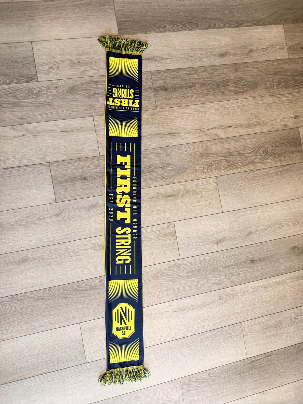 Nashville SC Founding MLS Member “First String” Soccer Scarf 2020